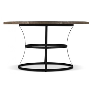 Table à manger 6 places bois marron -