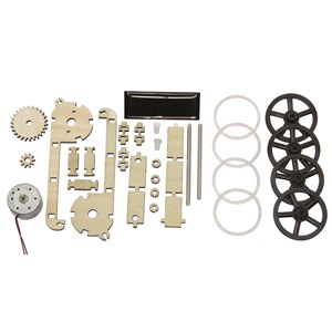 Kit voiture solaire en bois