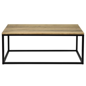 Table basse icub. 45x120x40 cm. Noir