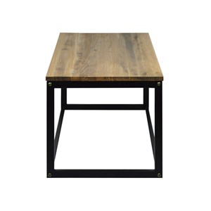 Table basse icub. 45x120x40 cm. Noir