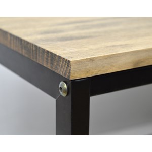 Table basse icub. 45x120x40 cm. Noir