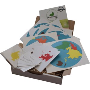 Mamontessoribox puzzle géo. Continents