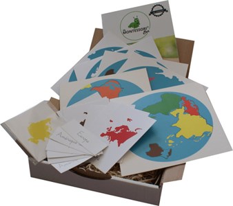 Mamontessoribox puzzle géo. Continents