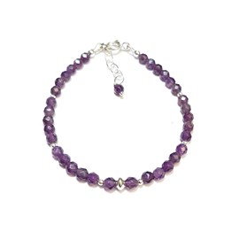 Bracelet améthyste calme et sérénité