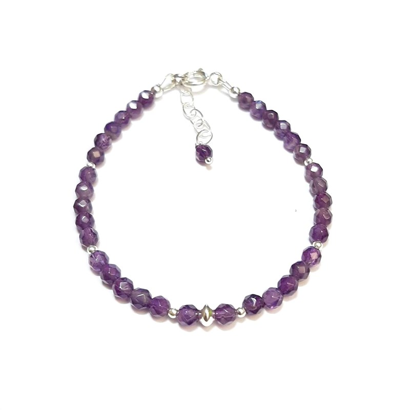 Bracelet améthyste calme et sérénité
