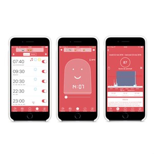 REMI rose - Réveil Enfant Jour Nuit