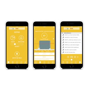 REMI jaune Babyphone avec notification