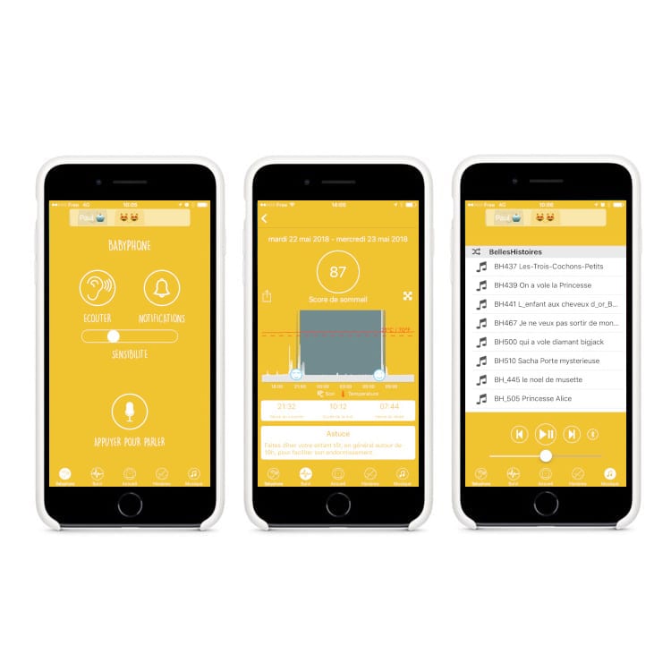 REMI jaune Babyphone avec notification (UrbanHello) - Image 2
