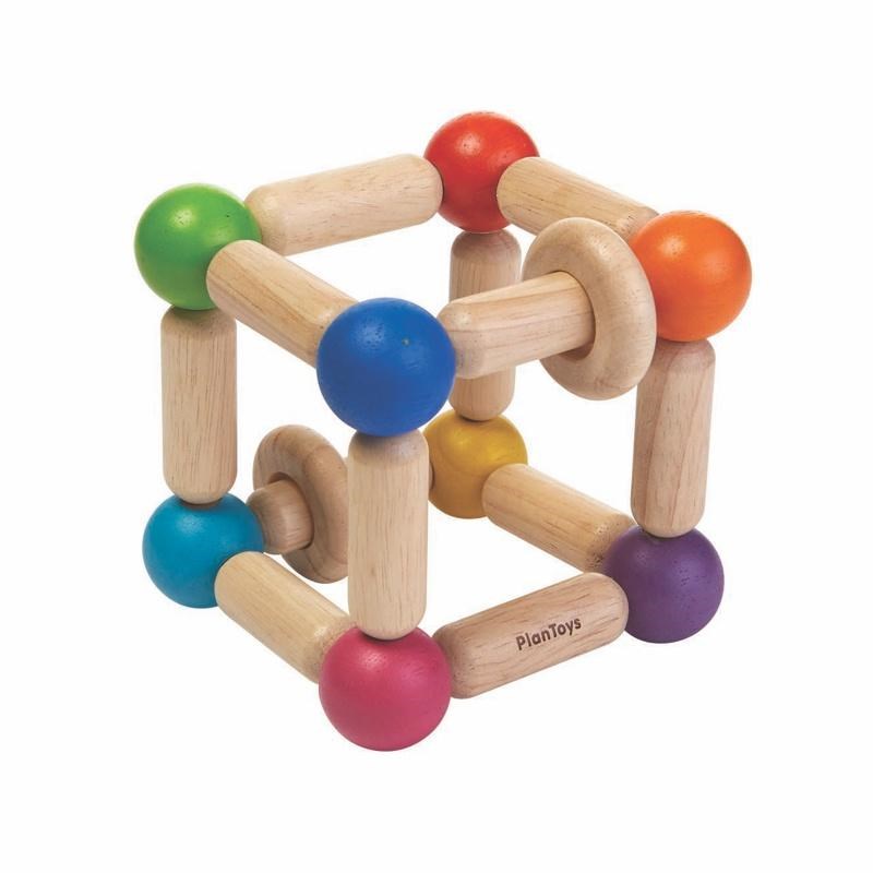 Plantoys - hochet carré souple