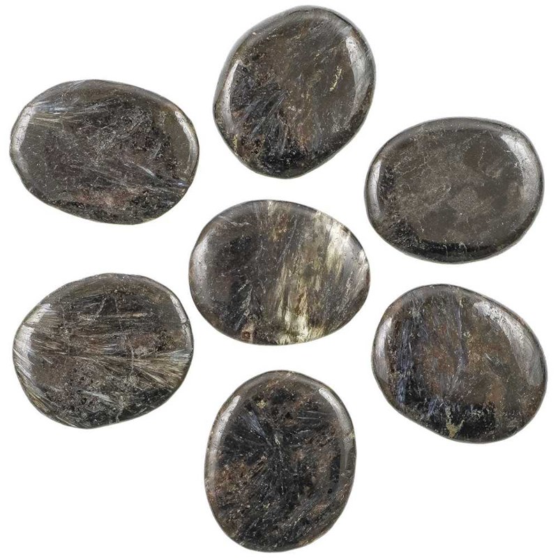 Galet plat astrophyllite - a l'unité