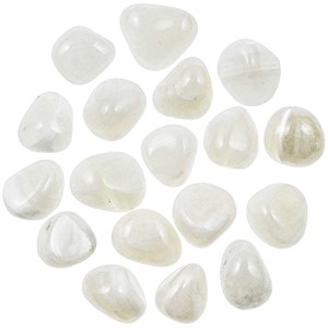 Pierres roulées agate blanche