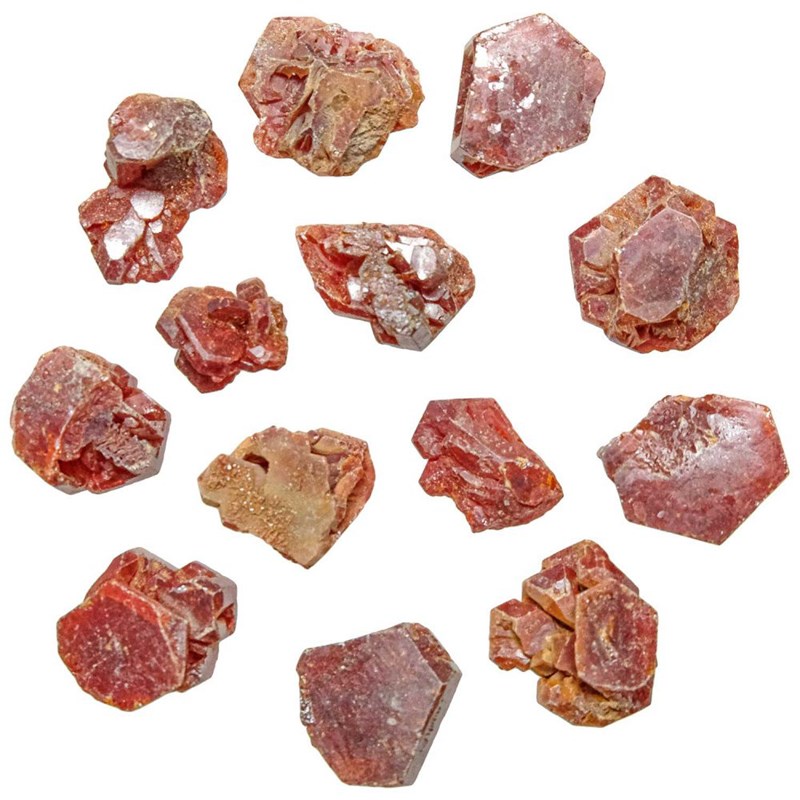 Pierres brutes cristaux vanadinite