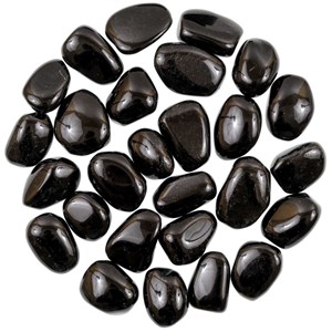 Pierres roulées obsidienne noire