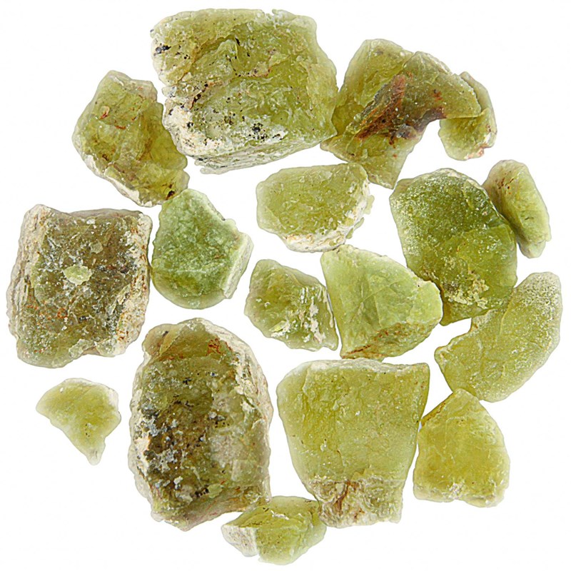 Pierres brutes opale verte