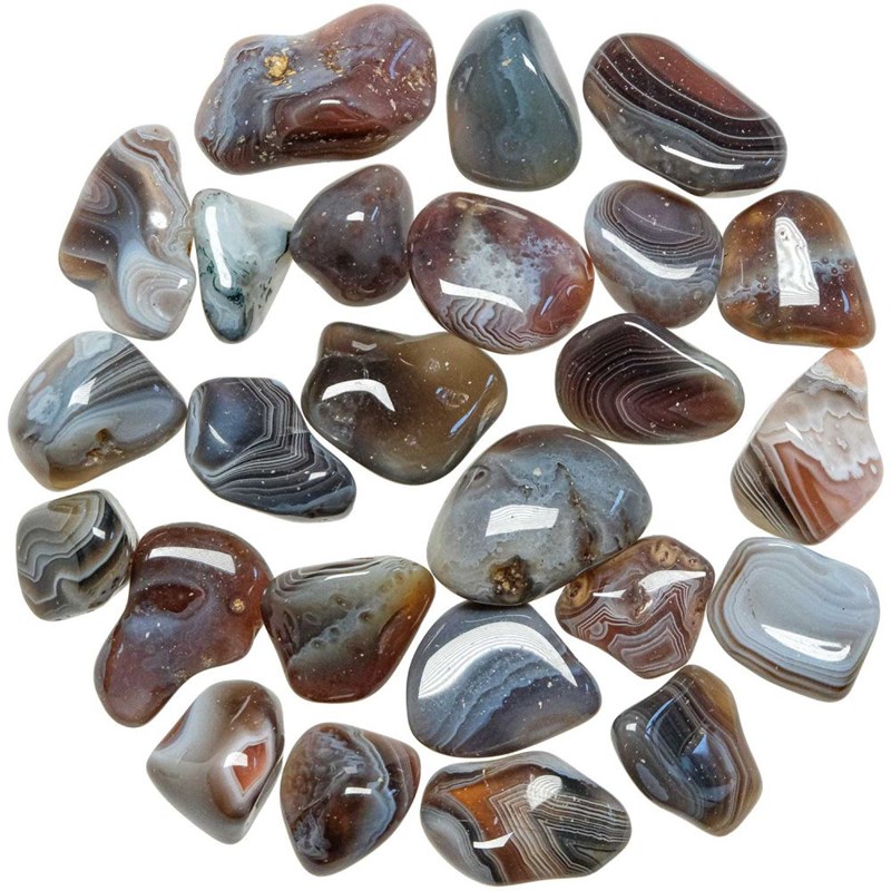 Pierres roulées agate botswana