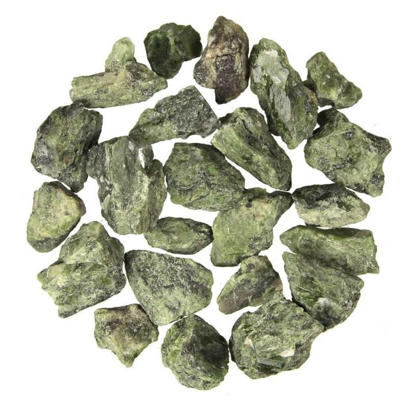Pierres brutes diopside