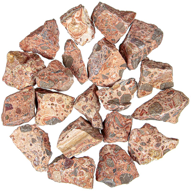 Pierres brutes jaspe léopard