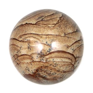 Sphère en jaspe paysage - 4 cm