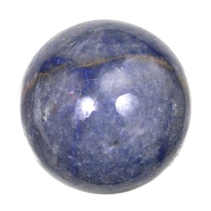 Sphère en quartz bleu - 4 cm