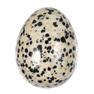 Oeuf en jaspe dalmatien - 5 cm