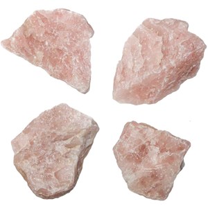 Pierre brute bloc quartz rose