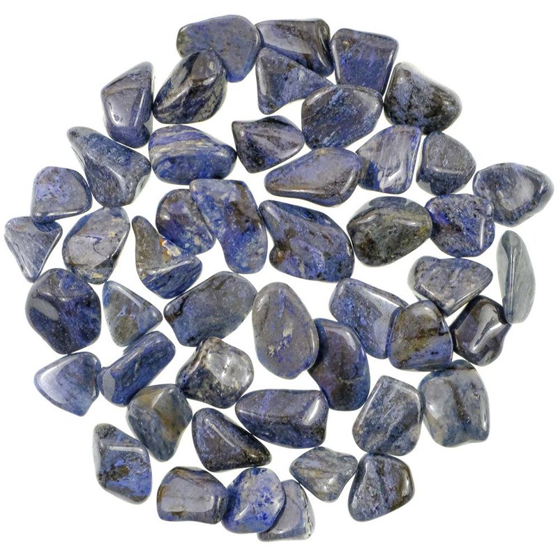 Pierres roulées dumortierite