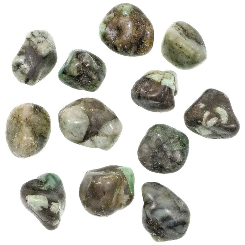 Pierres roulées émeraude