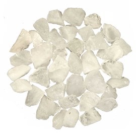 Pierres brutes quartz blanc