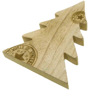 Sapin de noël en bois estampillé