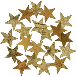 Etoiles écorce bouleau