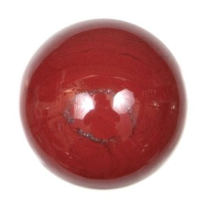 Sphère en jaspe rouge - 2 cm