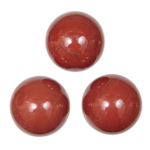 Sphère en jaspe rouge - 2 cm