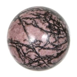 Sphère en rhodonite - 2 cm