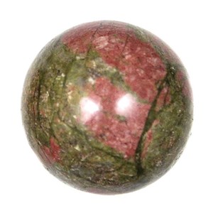 Sphère en unakite - 2 cm