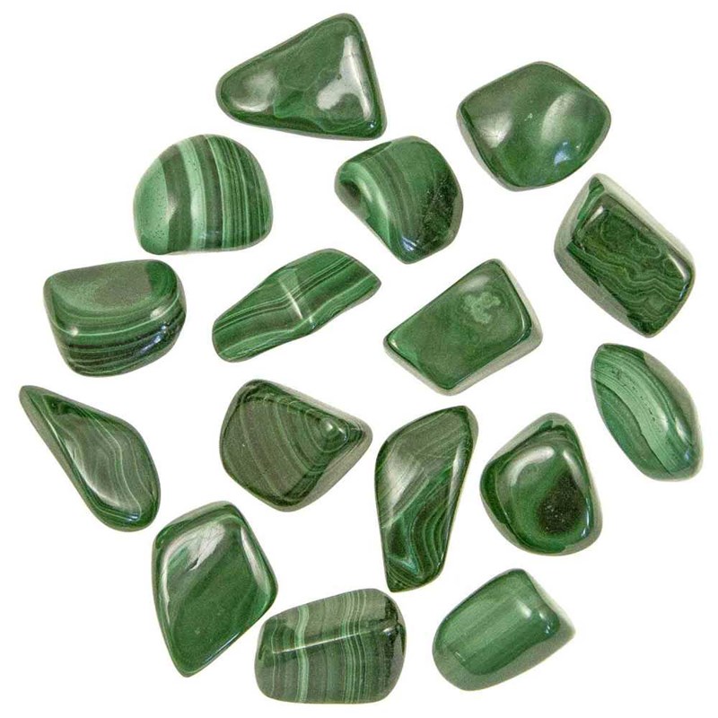 Pierres roulées malachite