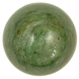 Sphère en fuschite verte - 3 cm
