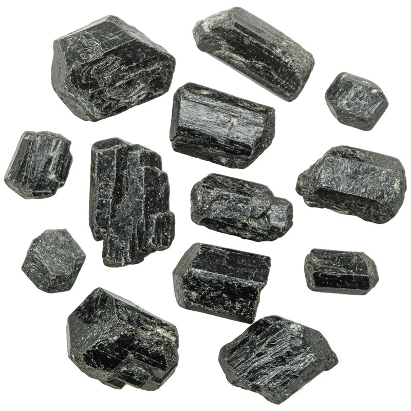 Pierres brutes tourmaline noire