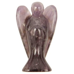 Statuette ange en améthyste - 3.5 cm