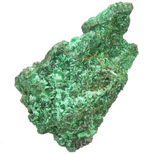 Malachite cristallisée fibreuse