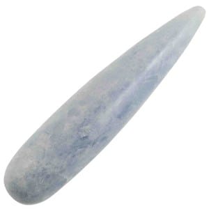 Bâton base de massage en calcite bleue