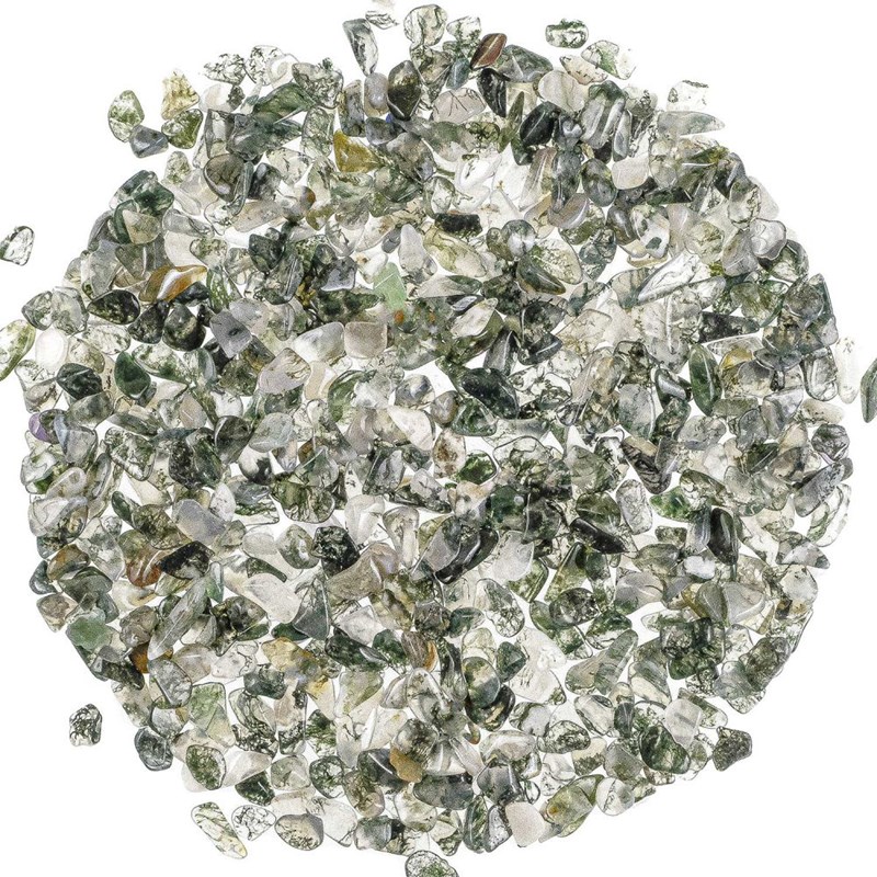 Mini pierres roulées agate mousse