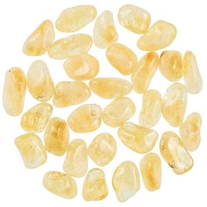 Pierres roulées citrine