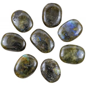 Galet plat labradorite - a l'unité