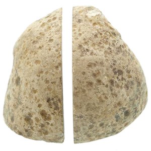 Paire d'agate naturelle sciée et polie