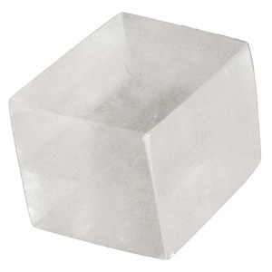 Calcite optique blanche polie