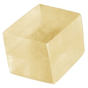 Calcite optique miel polie
