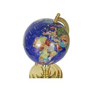 Globe terrestre 22cm bleu lapis 1 pied