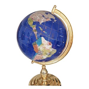 Globe terrestre Magellan bleu lapis