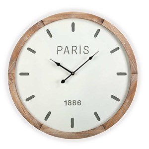Horloge murale bois scandinave paris