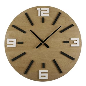 Horloge murale bois scandinave